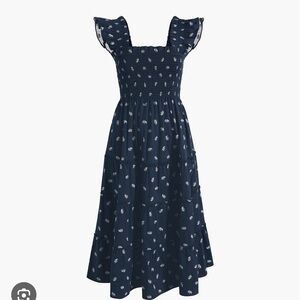 Autumn Paisley Navy Nap Dress - size L